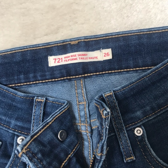 LEVI’S  721 women’s High Rise Skinny Jeans - Picture 6 of 6